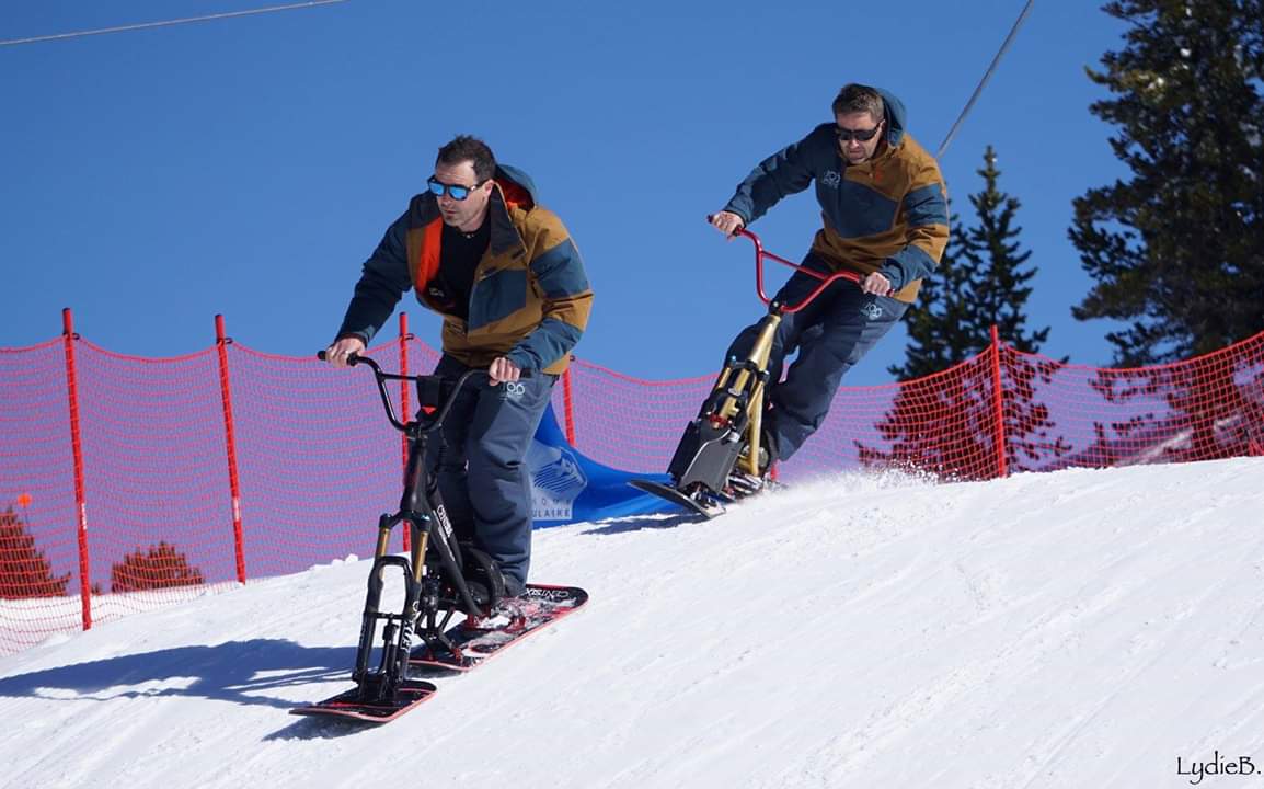 Snowscoot à Super-Besse (photo par LydieB.)