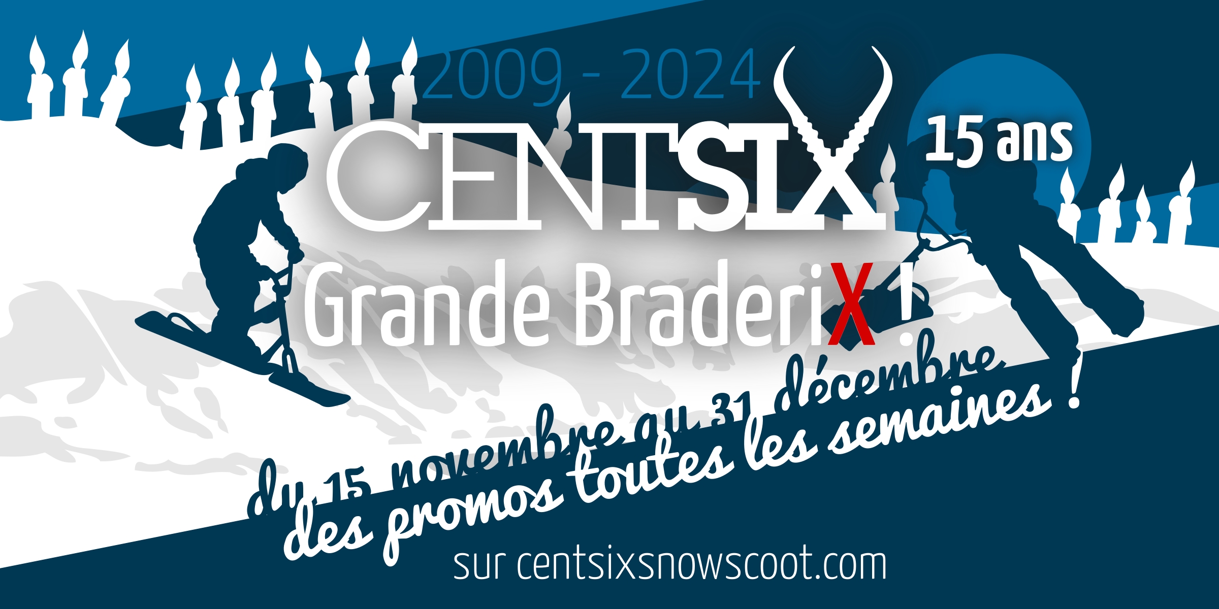 Promos pour la Grande BraderiX jusqu’au 31 décembre 2024, 15 ans ça se fête !